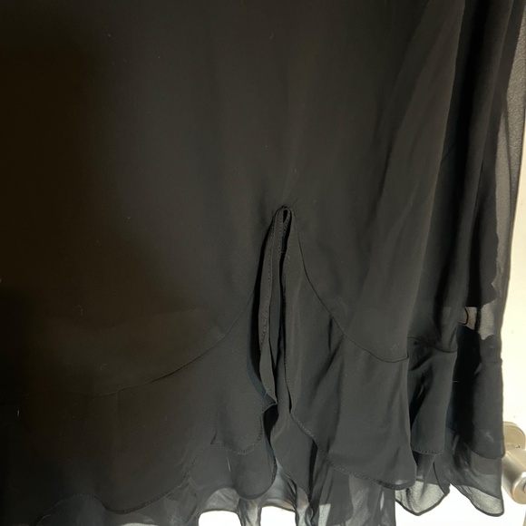 Avenue gothic whimsigoth chiffon maxi skirt - Picture 2 of 6